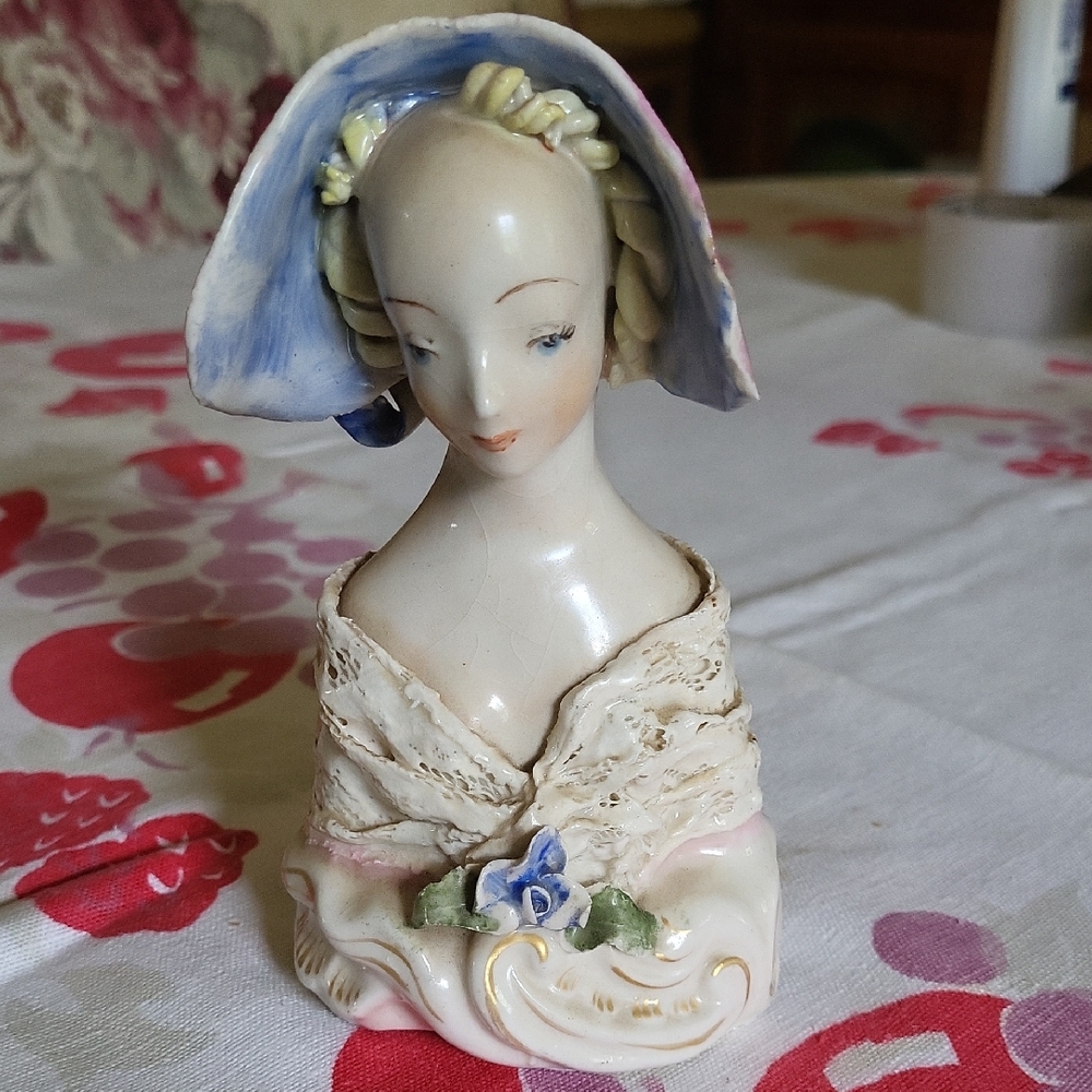 Vintage Cordey Porcelain Lady Figurine